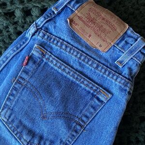 Levi's Vintage Denim with Gold Stitching